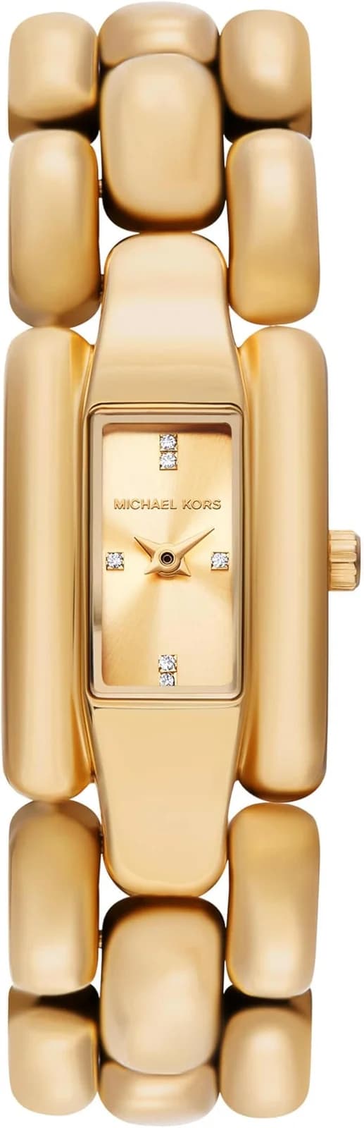 Montre Femme Michael Kors Hally MK4921 dorée bracelet maillons acier