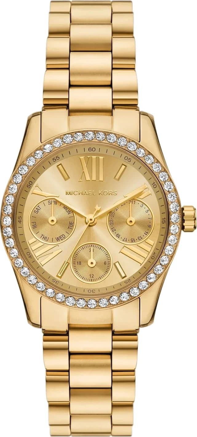 Montre Femme Michael Kors Lexington MK4982 dorée bracelet maillons acier