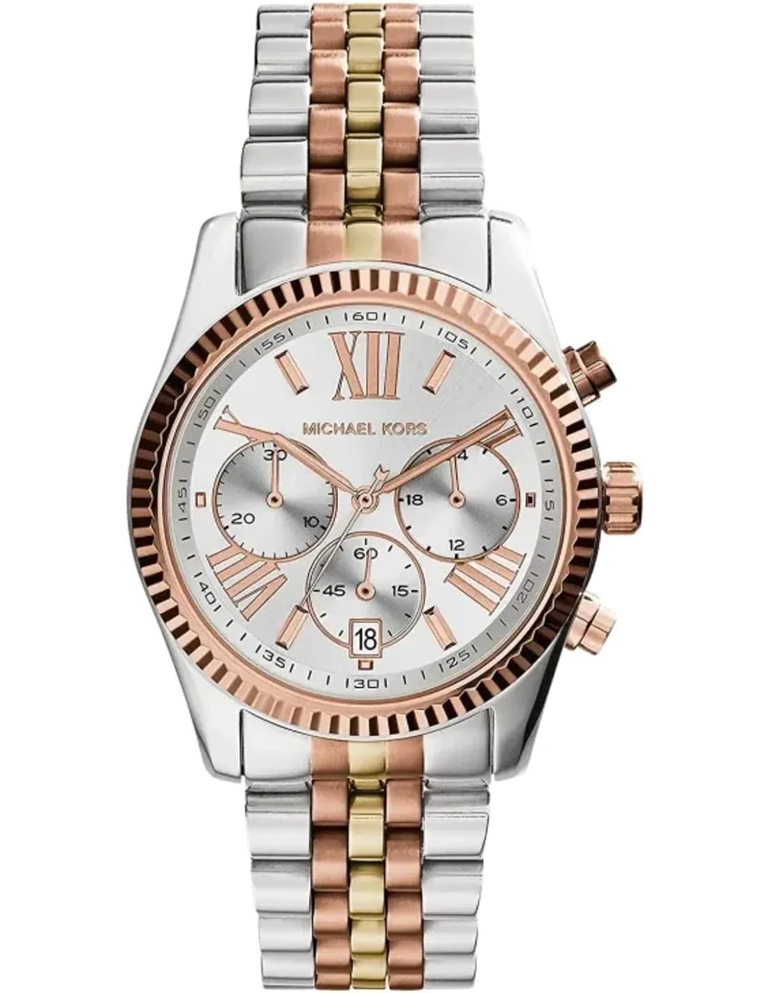 Montre Michael Kors MK5735 Bracelet Tricolore Acier 44mm