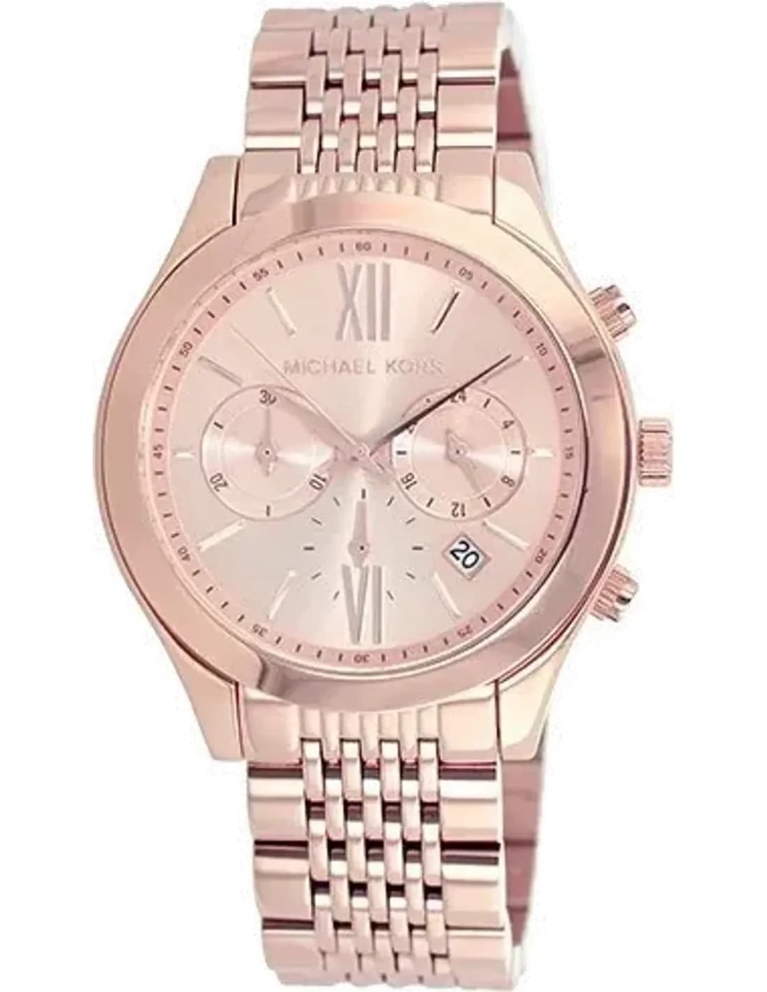 Montre Femme Michael Kors Brookton MK5775 Maillons fins or rose en acier