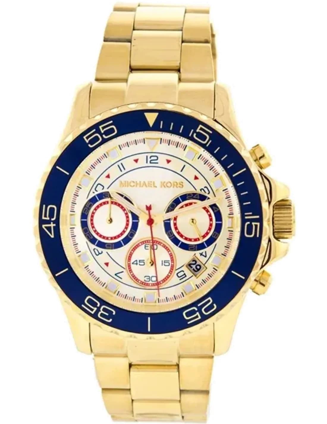 Montre Homme Michael kors Everest MK5792 Multifonction Bracelet en acier doré