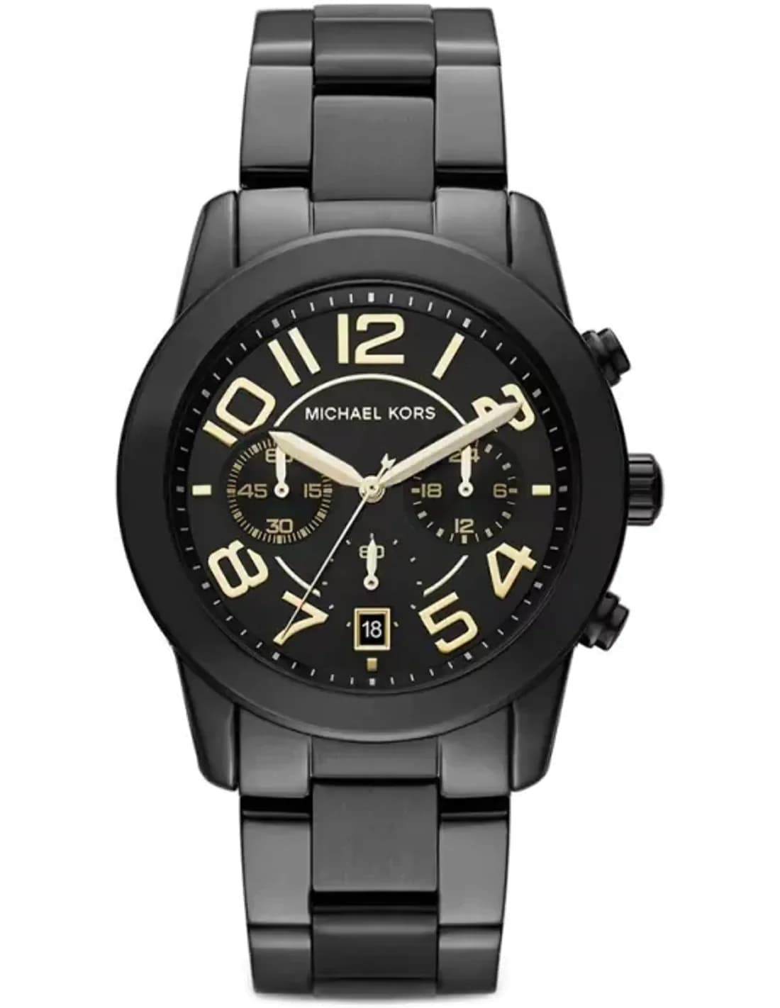 Montre Femme Michael Kors Mercer MK5858 Chiffres dorés et teinte noire