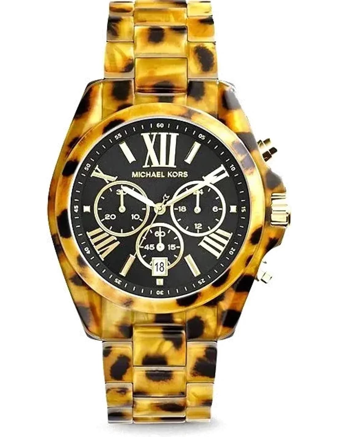 Montre Femme Michael Kors Bradshaw MK5904 Acétate tâches léopard