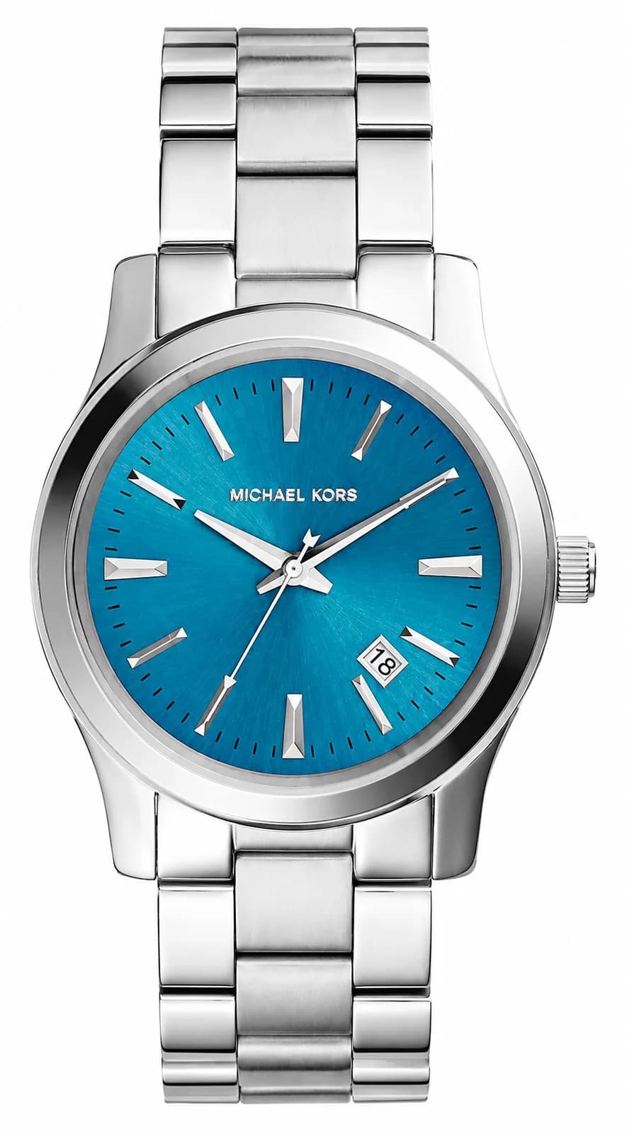 Montre Michael Kors MK5914 en Acier Argenté avec Cadran Bleu
