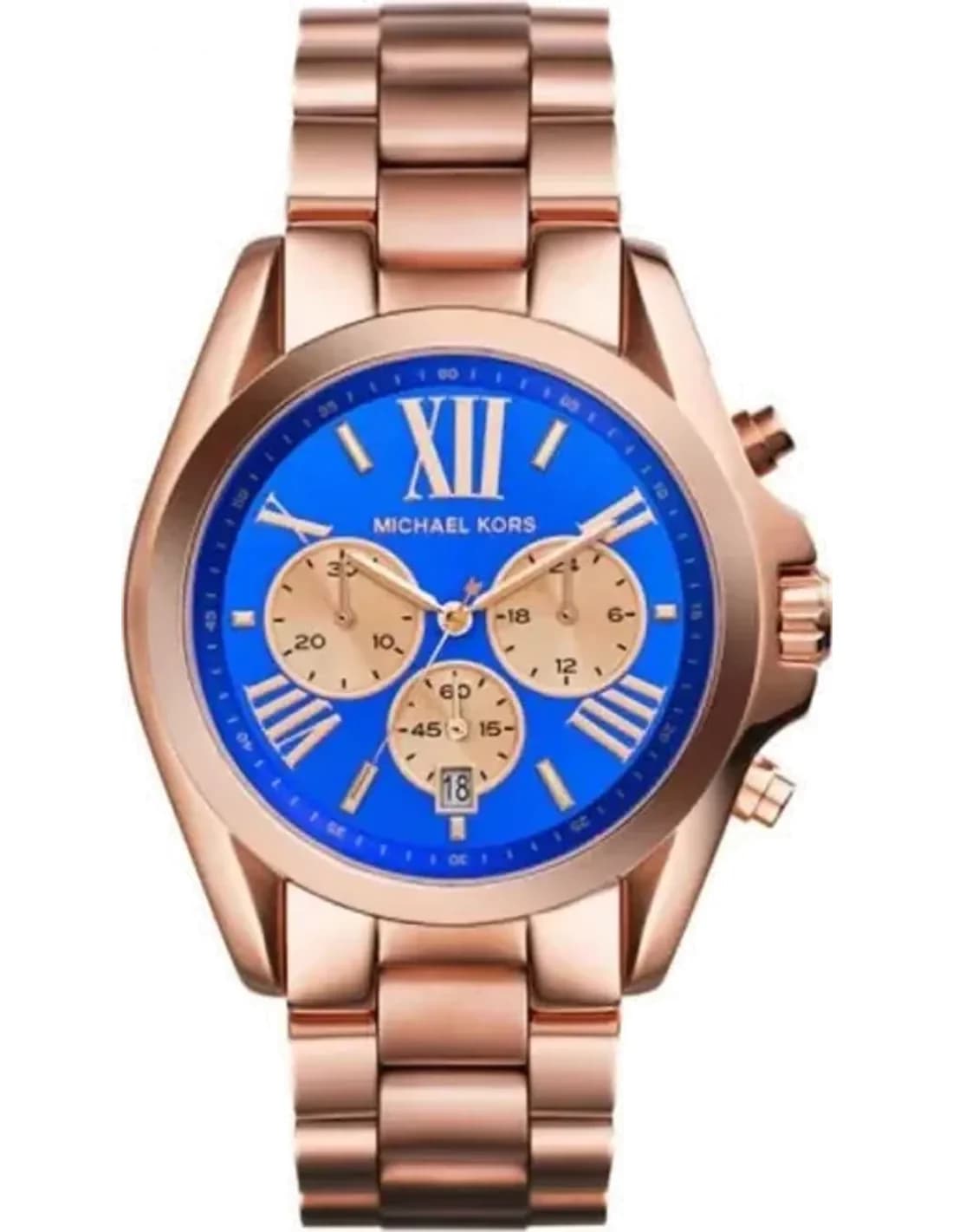 Montre Michael Kors Bradshaw MK5951 Chronographe or rose en acier