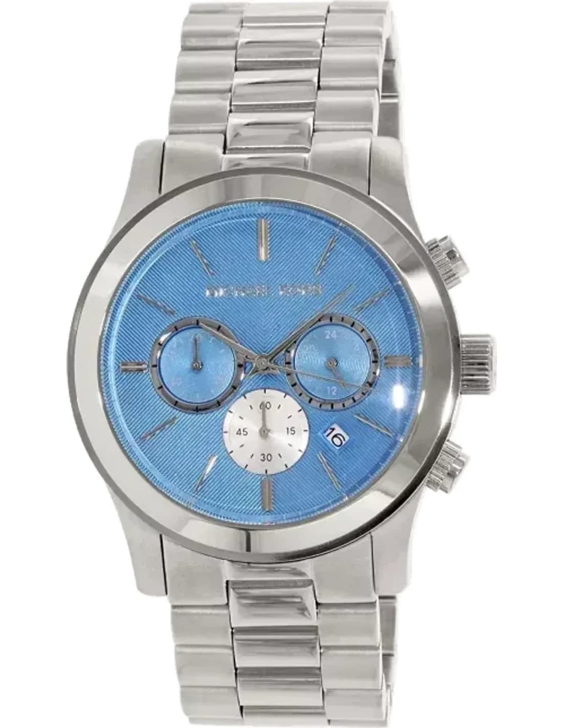 Montre Femme Michael Kors Runway MK5953 Bleu lagon & argent