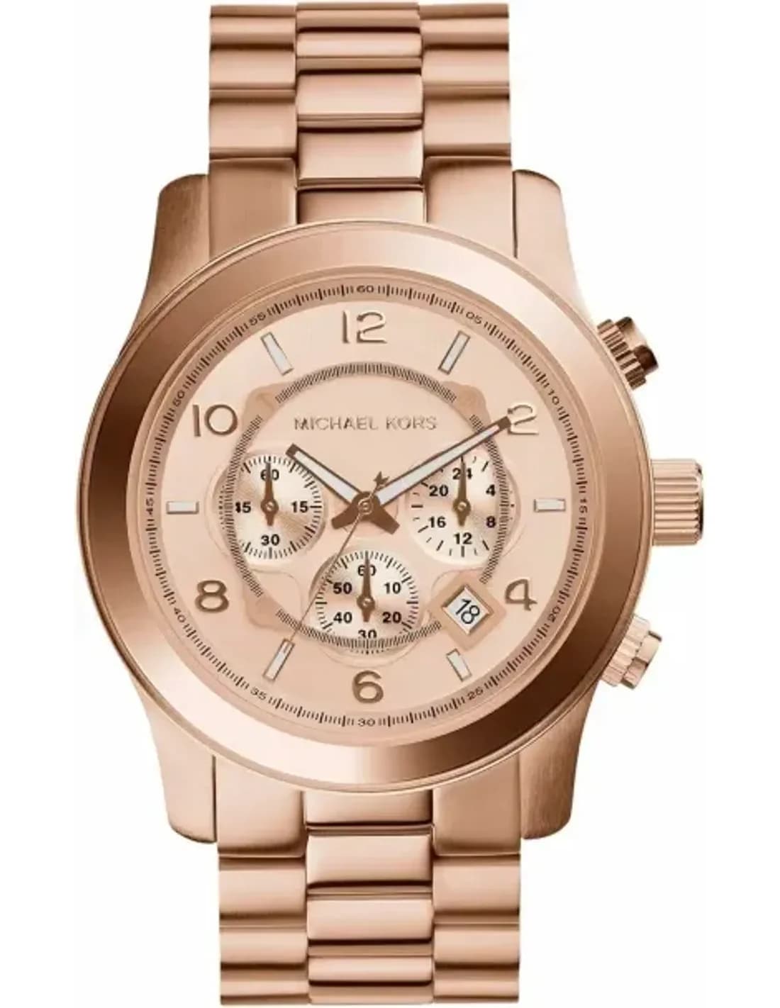 Montre Femme Michael Kors Layton MK6076 Cadran strassé à compteurs bleus clairs
