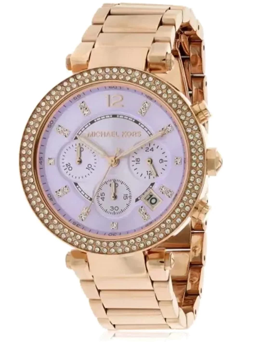 Montre Femme Michael Kors Parker MK6169 Or Rose et strass