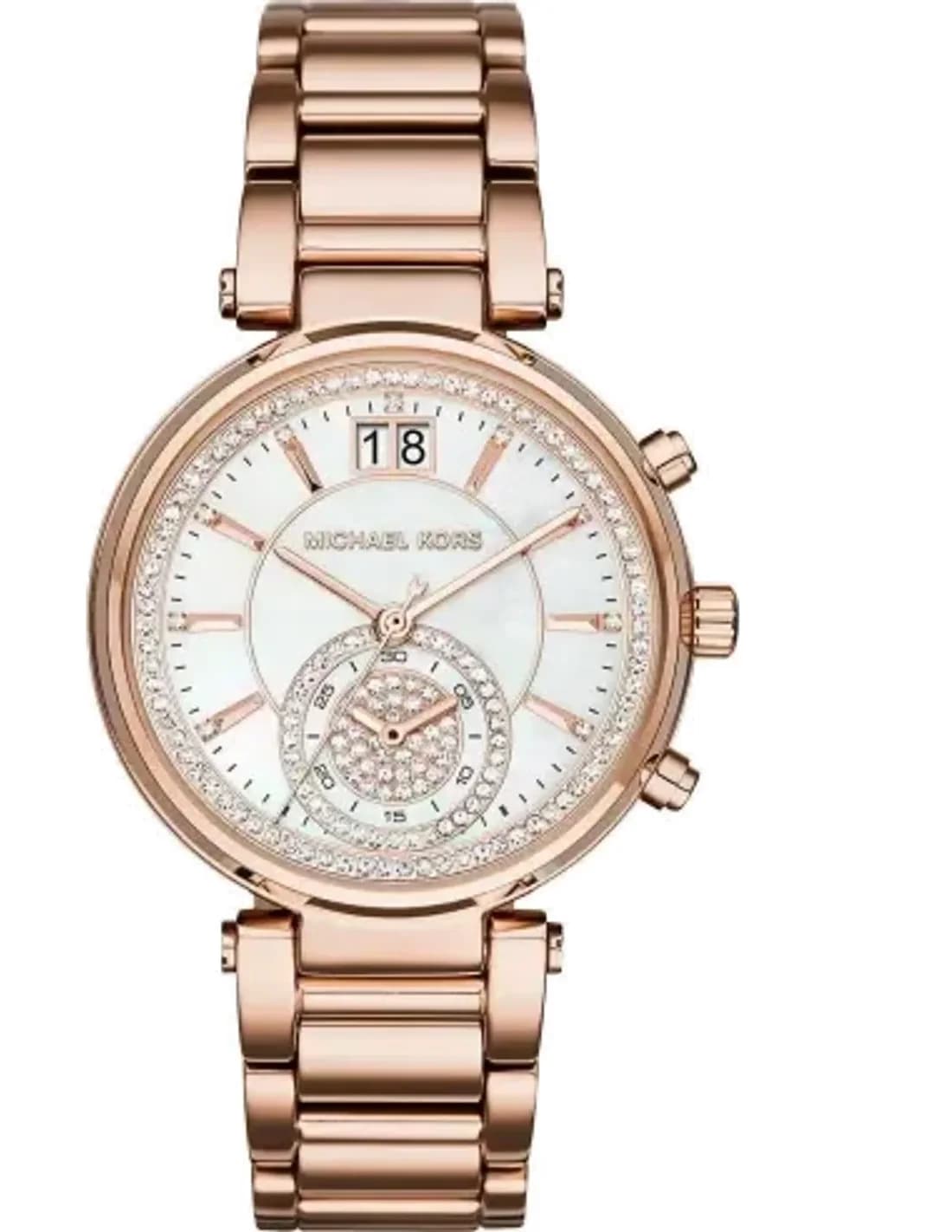Montre Femme Michael Kors Sawyer MK6282 Or Rose