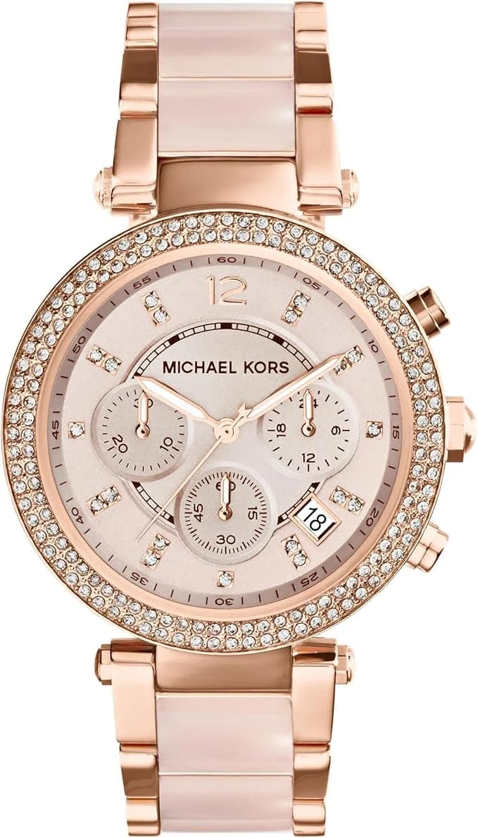 Montre Michael Kors MK6326 en Acier Inoxydable et Cadran Champagne