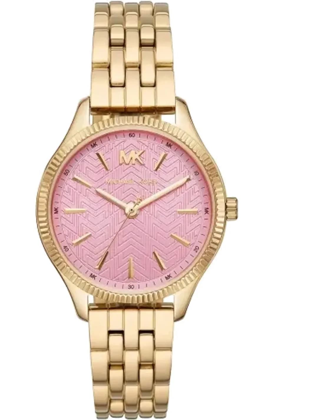 Montre Femme Michael Kors Lexington MK6640 acier doré cadran rose