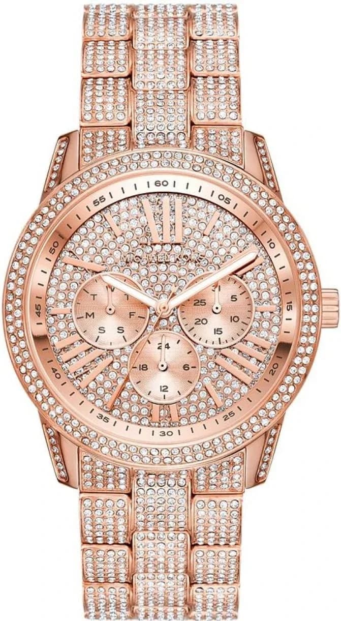 Montre Femme Michael Kors Bradshaw MK6933 or rose bracelet maillons acier