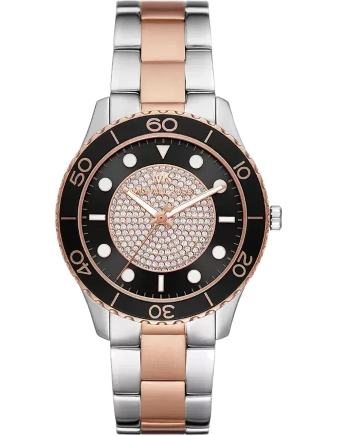 Montre Michael Kors Runway MK6960 bracelet acier bicolore