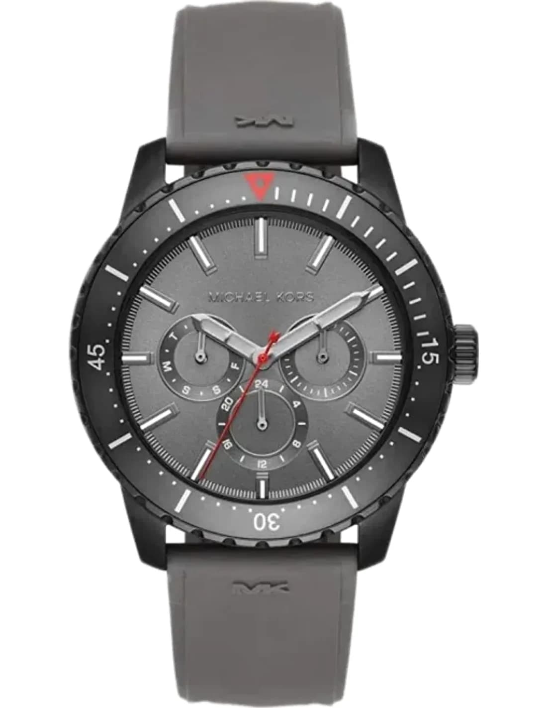 Montre Michael Kors Cunningham MK7164 multifonction gris Bracelet en silicone