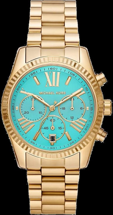 Montre Michael Kors femme Lexington cadran turquoise MK7216