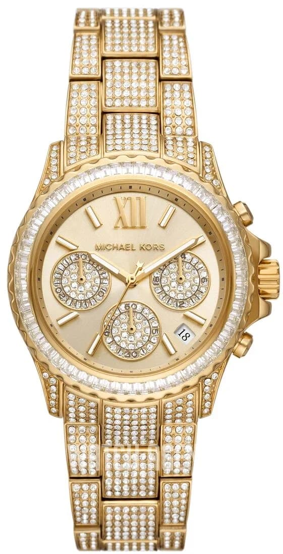 Montre Michael Kors MK7254 femme cadran doré bracelet acier inoxydable