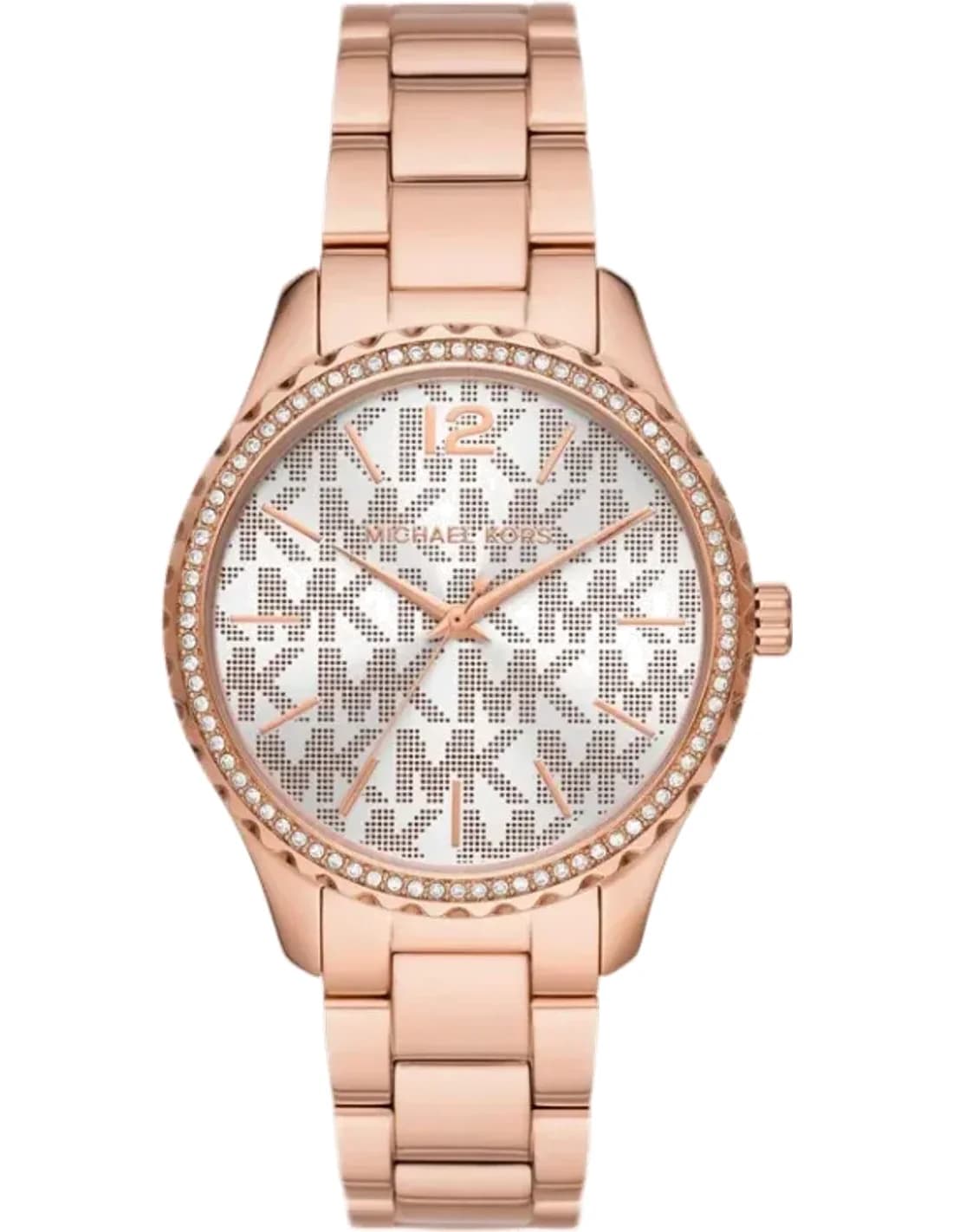 Montre femme Michael Kors Layton MK7297 cadran bicolore et bracelet en acier inoxydable doré rose