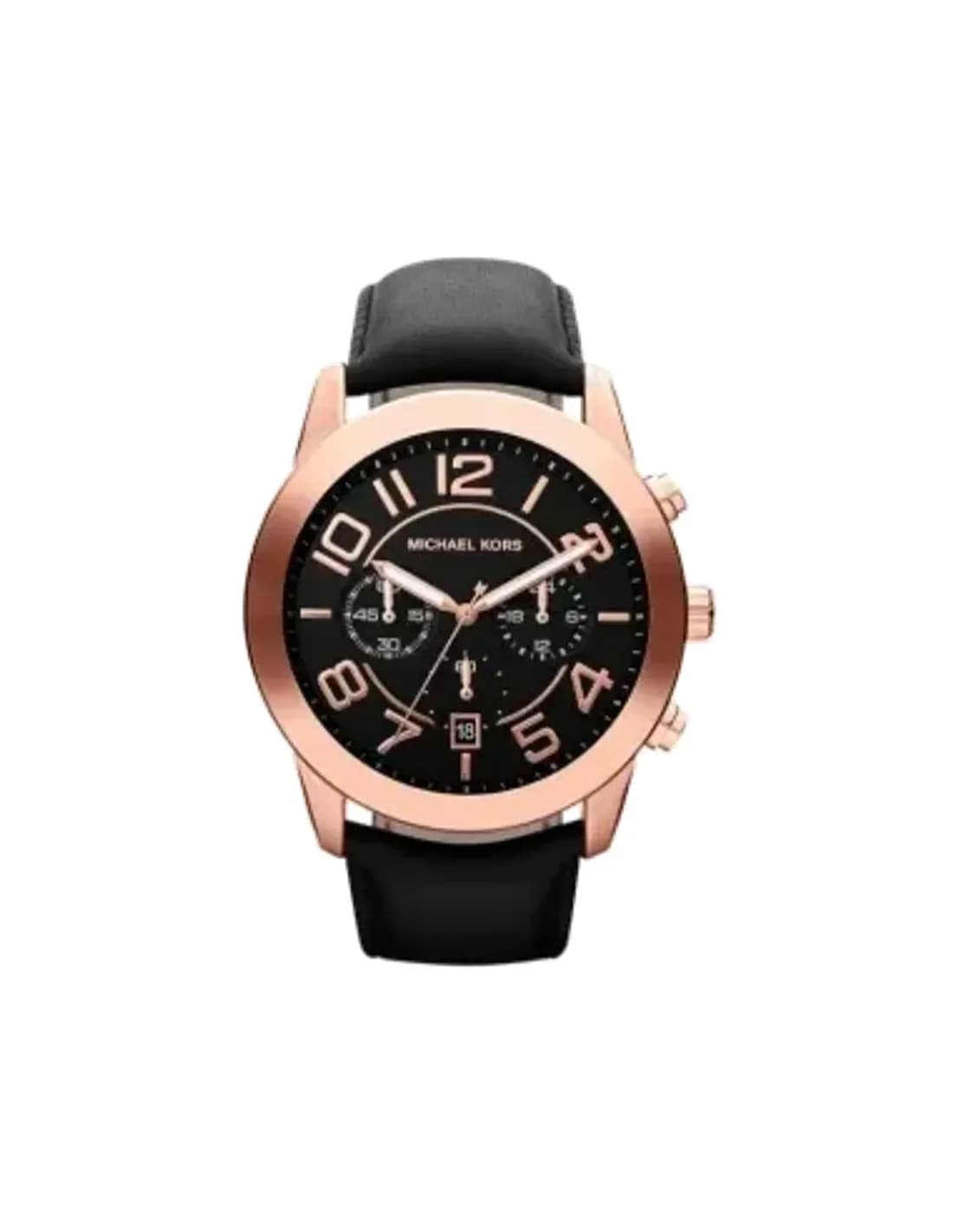 Montre homme Michael Kors MK8287 en cuir noir