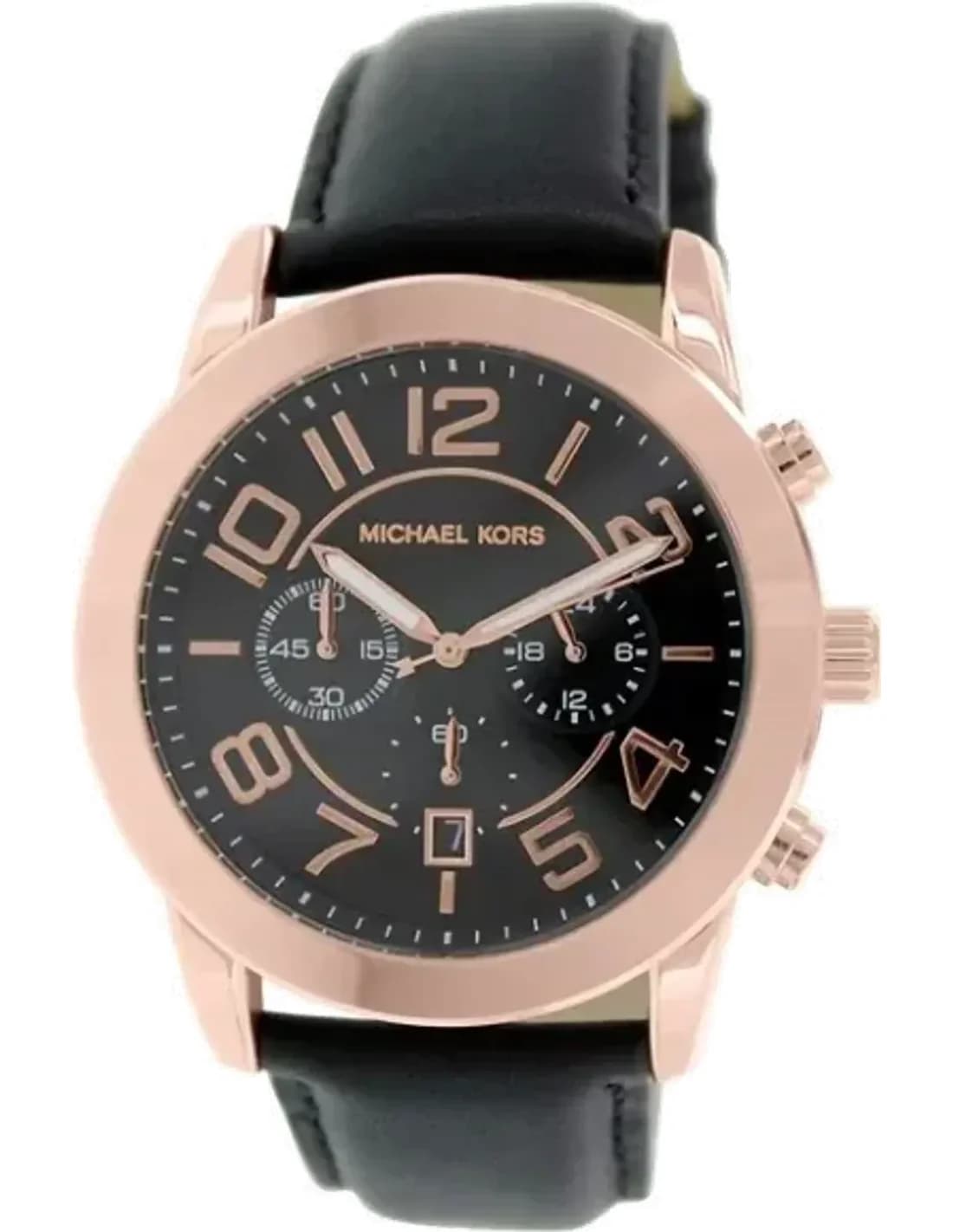 Montre Homme Michael Kors Mercer MK8289 Bracelet En Cuir Noir