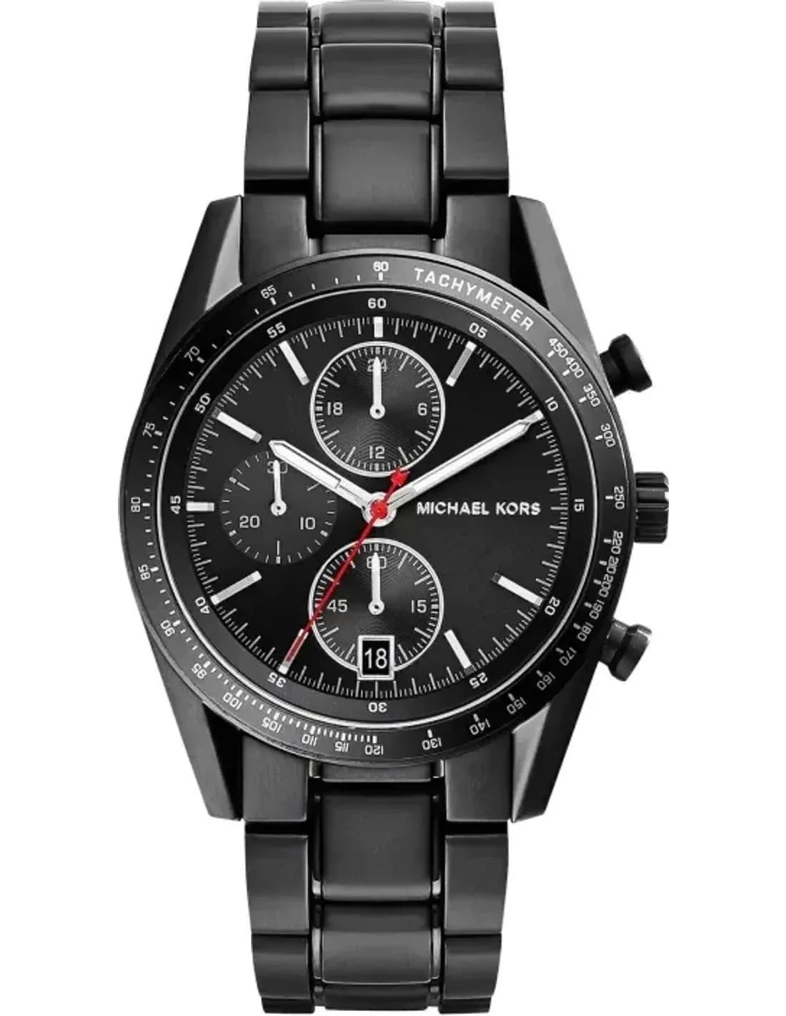 Montre Homme Michael Kors Accelerator MK8386 Bracelet noir en acier inoxydable