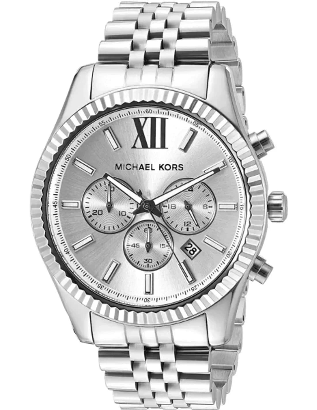Montre Michael Kors MK8405 Chronomètre Sport en Acier Argenté