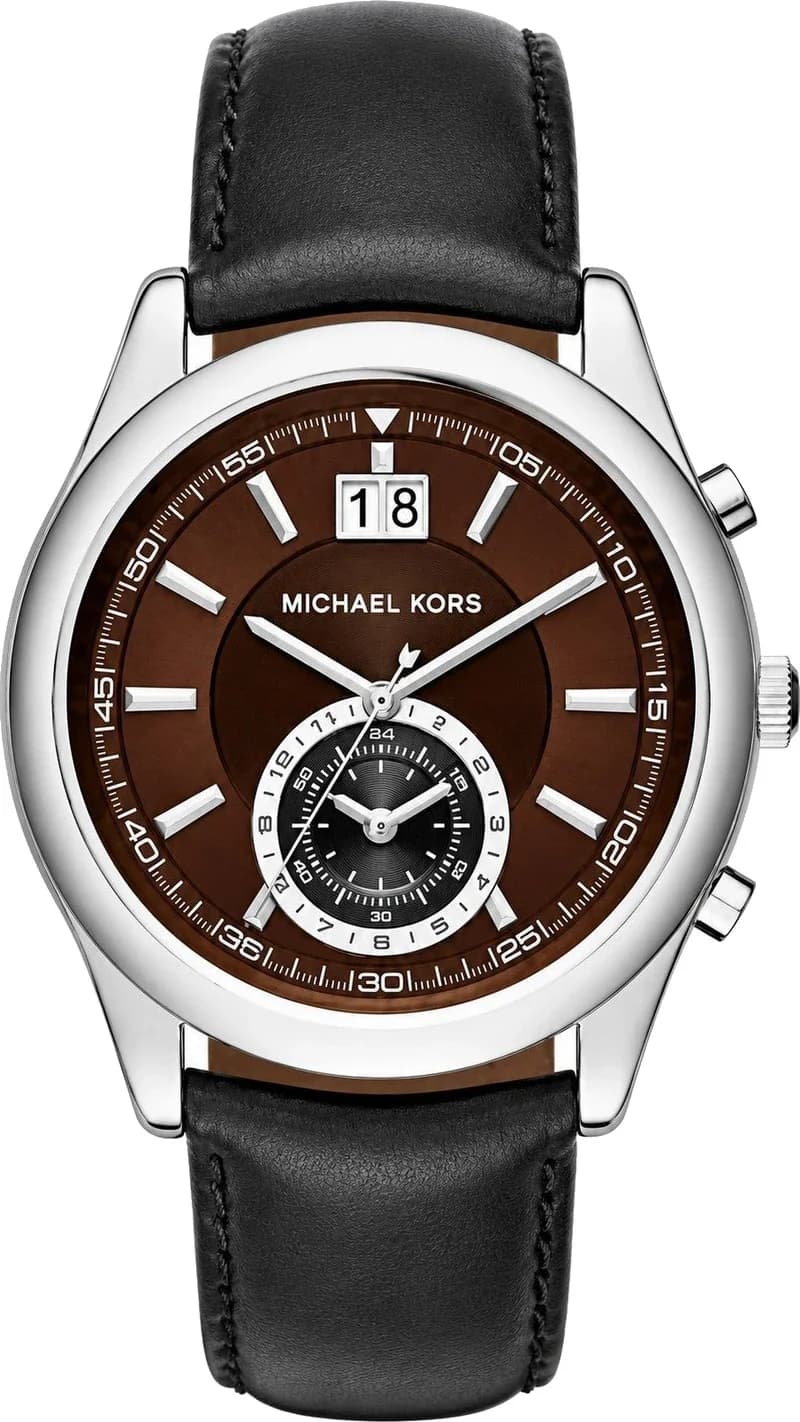 Montre Michael Kors MK8415 homme cadran marron bracelet cuir