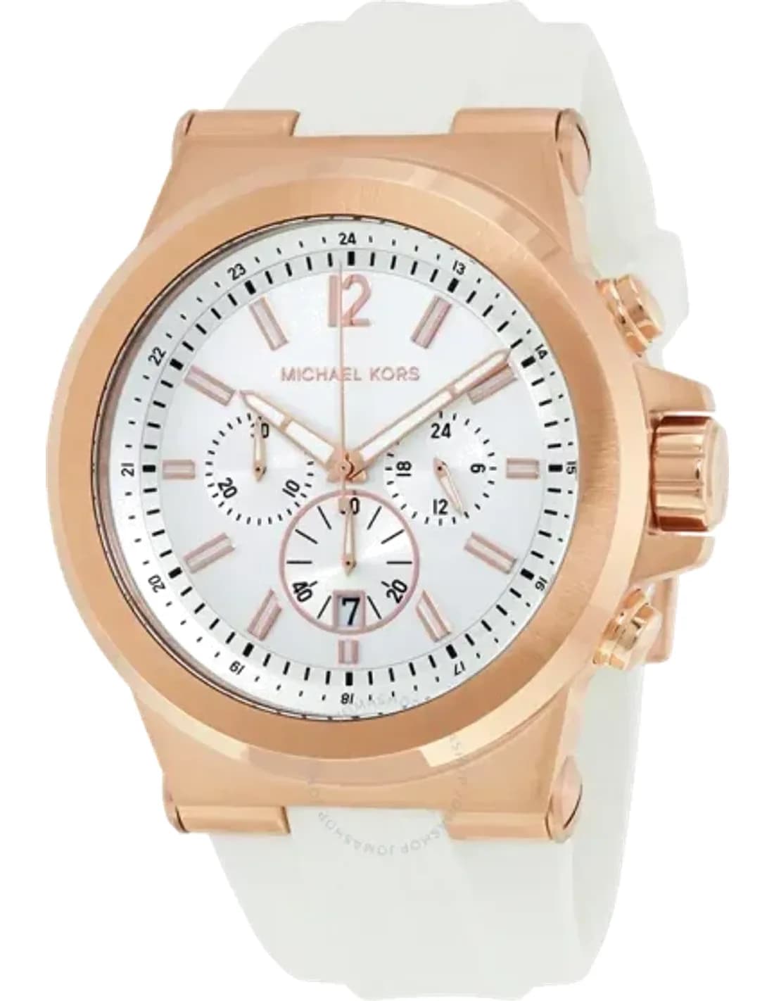 Montre homme Michael Kors MK8492 Dylan chronographe blanc