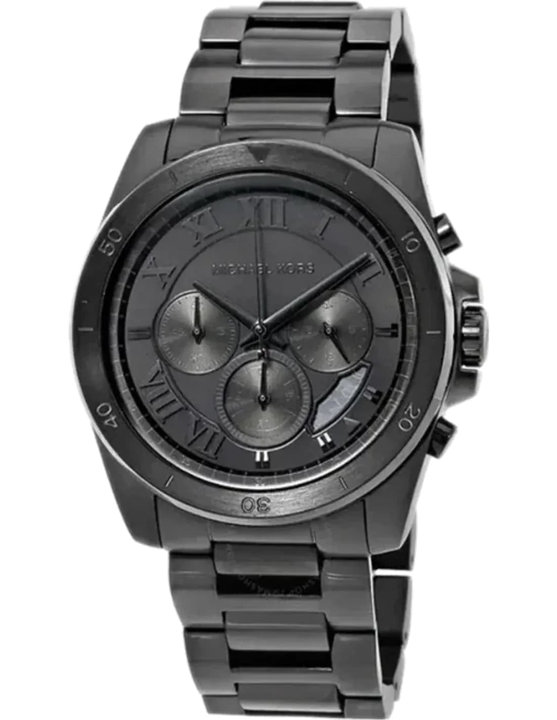 Montre chronographe Michael Kors Alek MK8900 de couleur noire Bracelet en acier inoxydable
