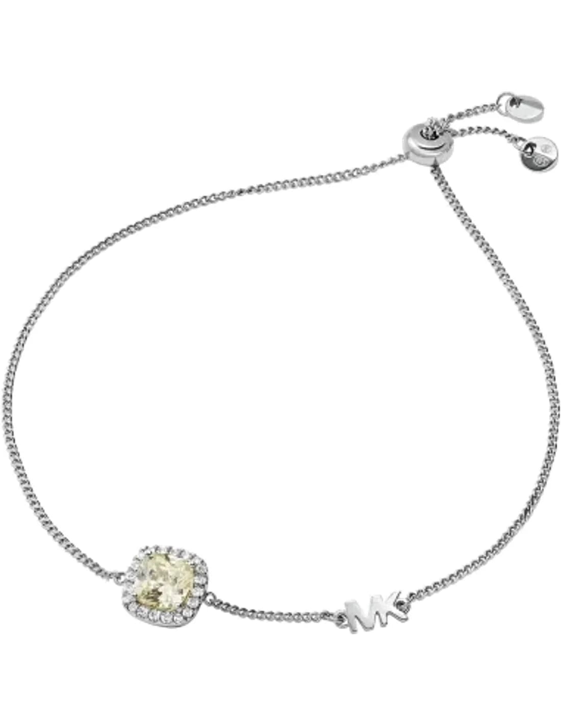Bracelet Michael Kors Premium coulissant en argent 925 pavé de cristaux
