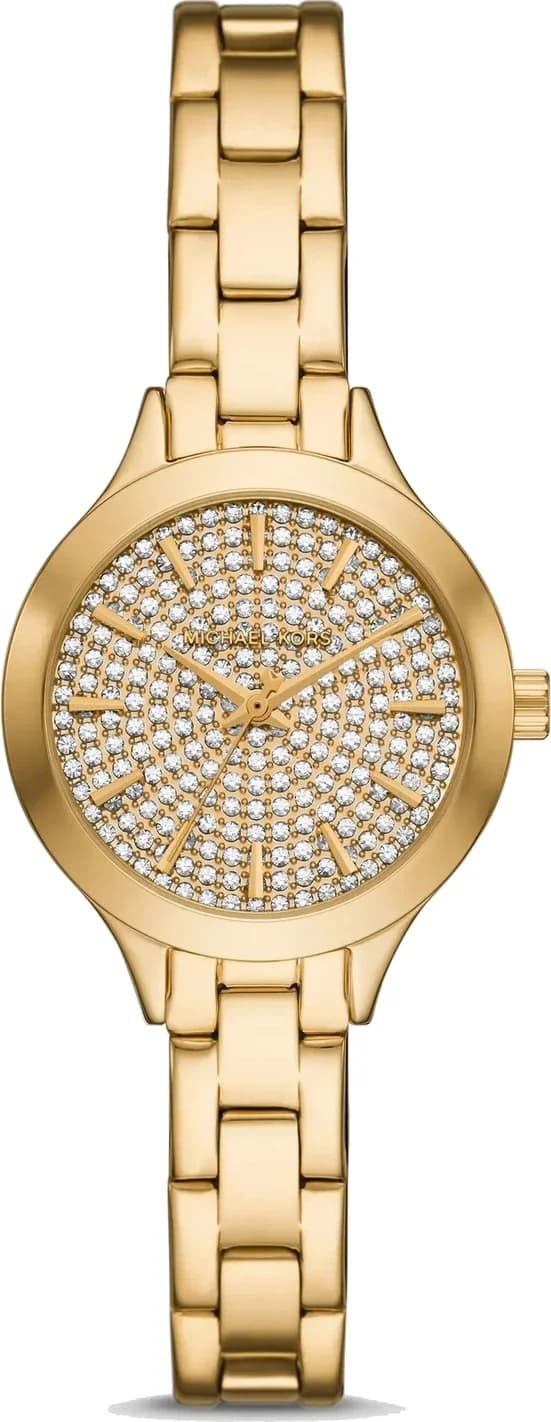 Montre Femme Michael Kors Mini Aspyn MKO1086 dorée bracelet maillons acier