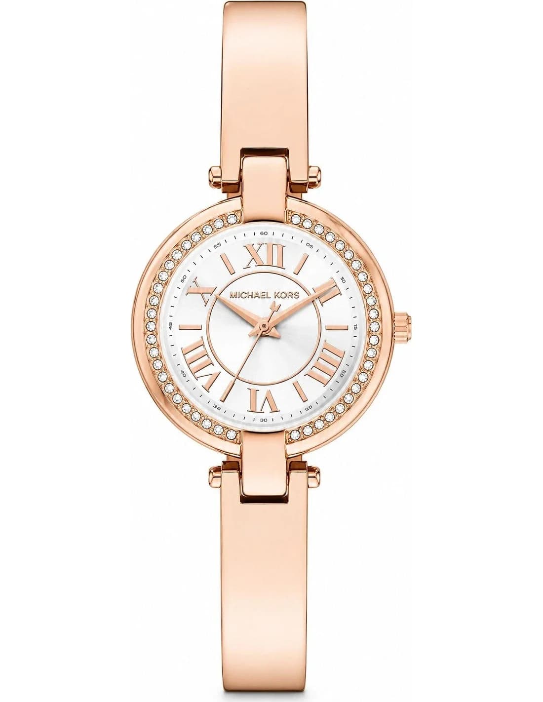 Montre Femme Michael Kors Mini Laney MKO1111 or rose bracelet maillons acier
