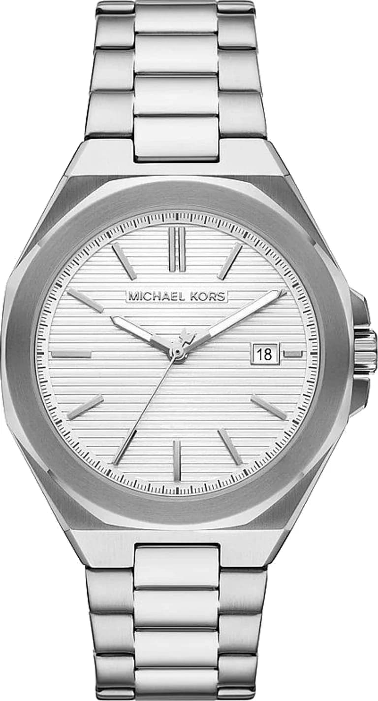 Montre Homme Michael Kors Callum MKO1178 argentée bracelet maillons acier
