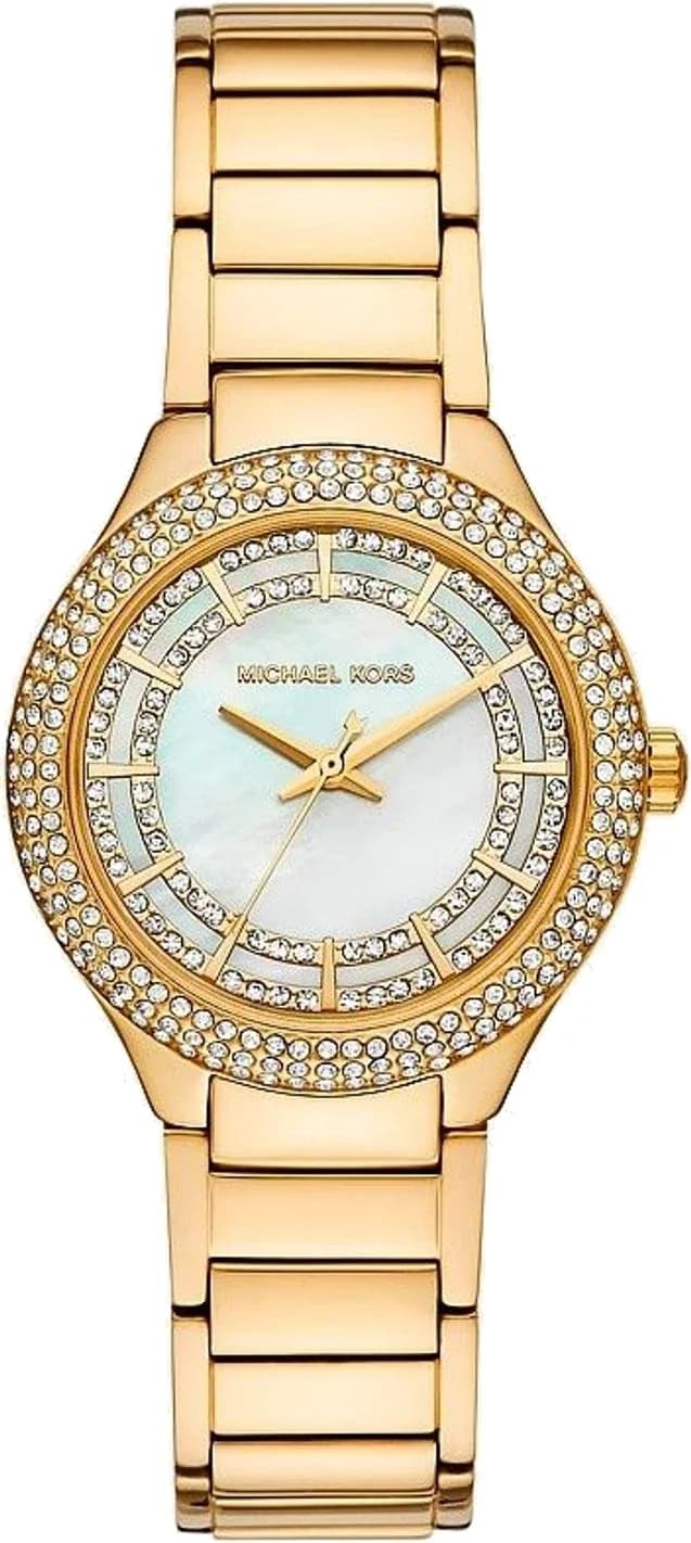 Montre Michael Kors MKO9017 femme cadran or bracelet acier