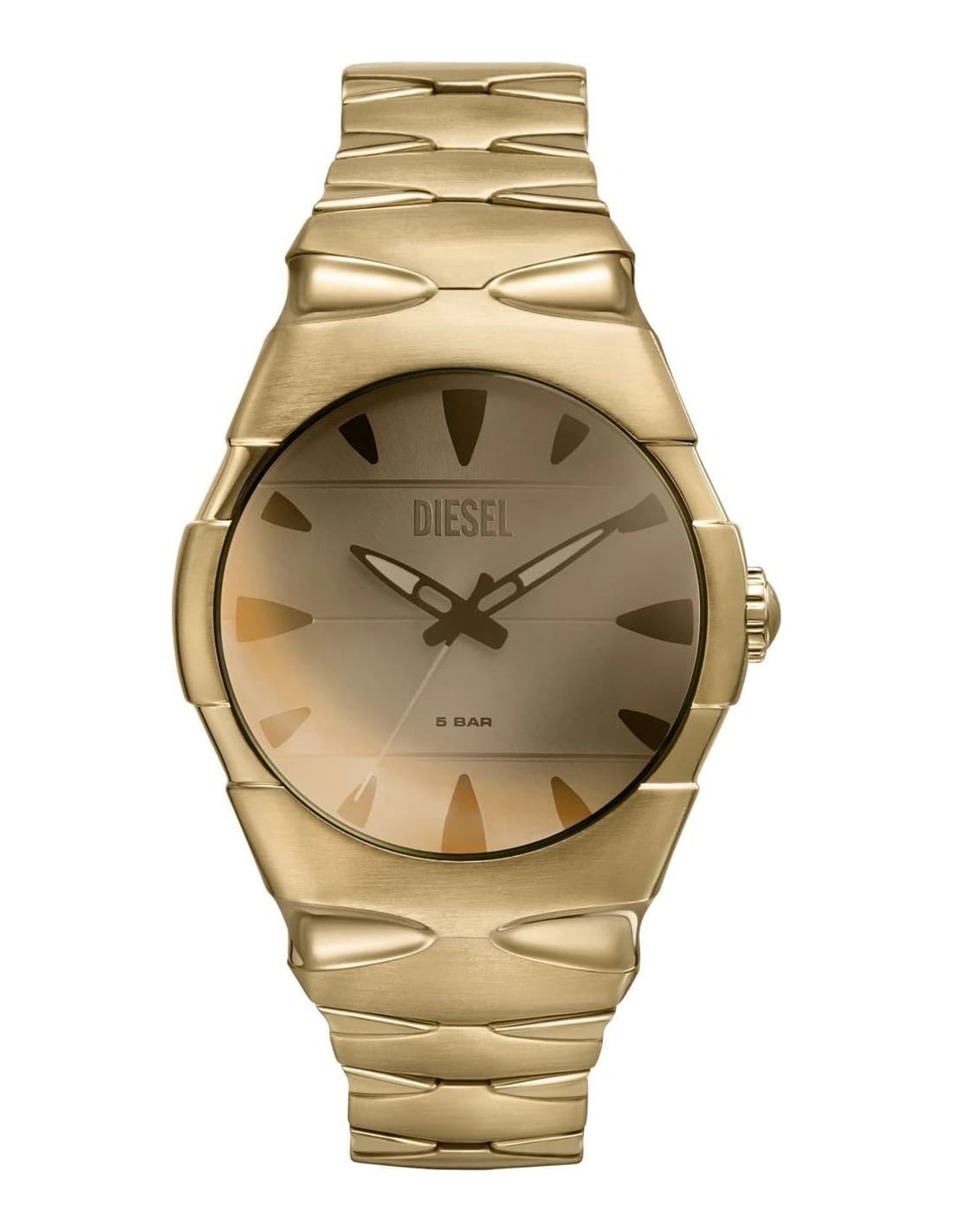 Montre Homme Diesel D-Sruptor DZ2214 cadran doré bracelet acier