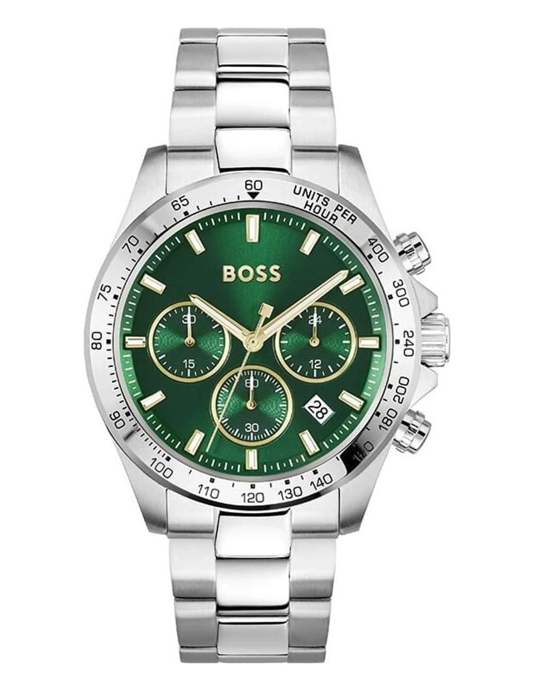 Montre Homme Hugo Boss Hero 1514217 argentée bracelet Acier inoxydable