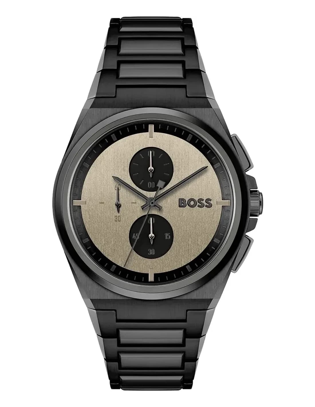 Montre Homme Hugo Boss Steer 1514043 marron bracelet en acier