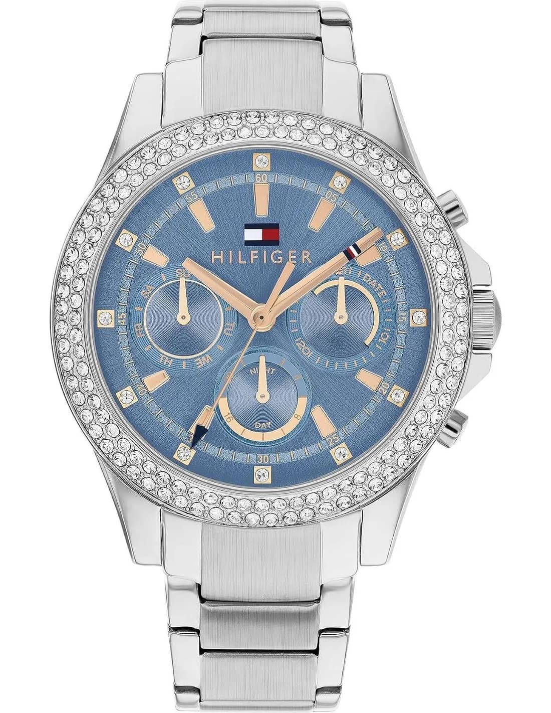 Montre Tommy Hilfiger 1782690 femme cadran bleu bracelet acier
