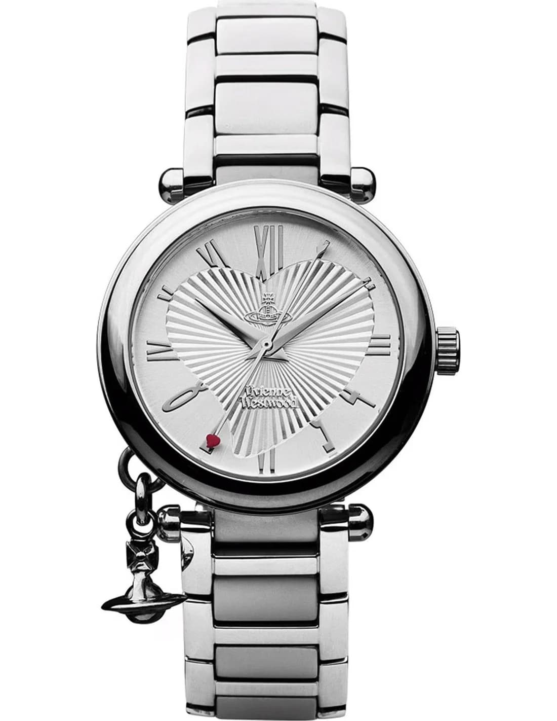 Montre Femme Vivienne Westwood Orb VV006SL cadran argent bracelet acier