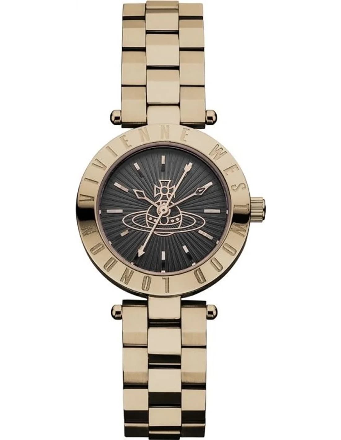 Montre Femme Vivienne Westwood Westbourne VV092RS cadran noir bracelet acier
