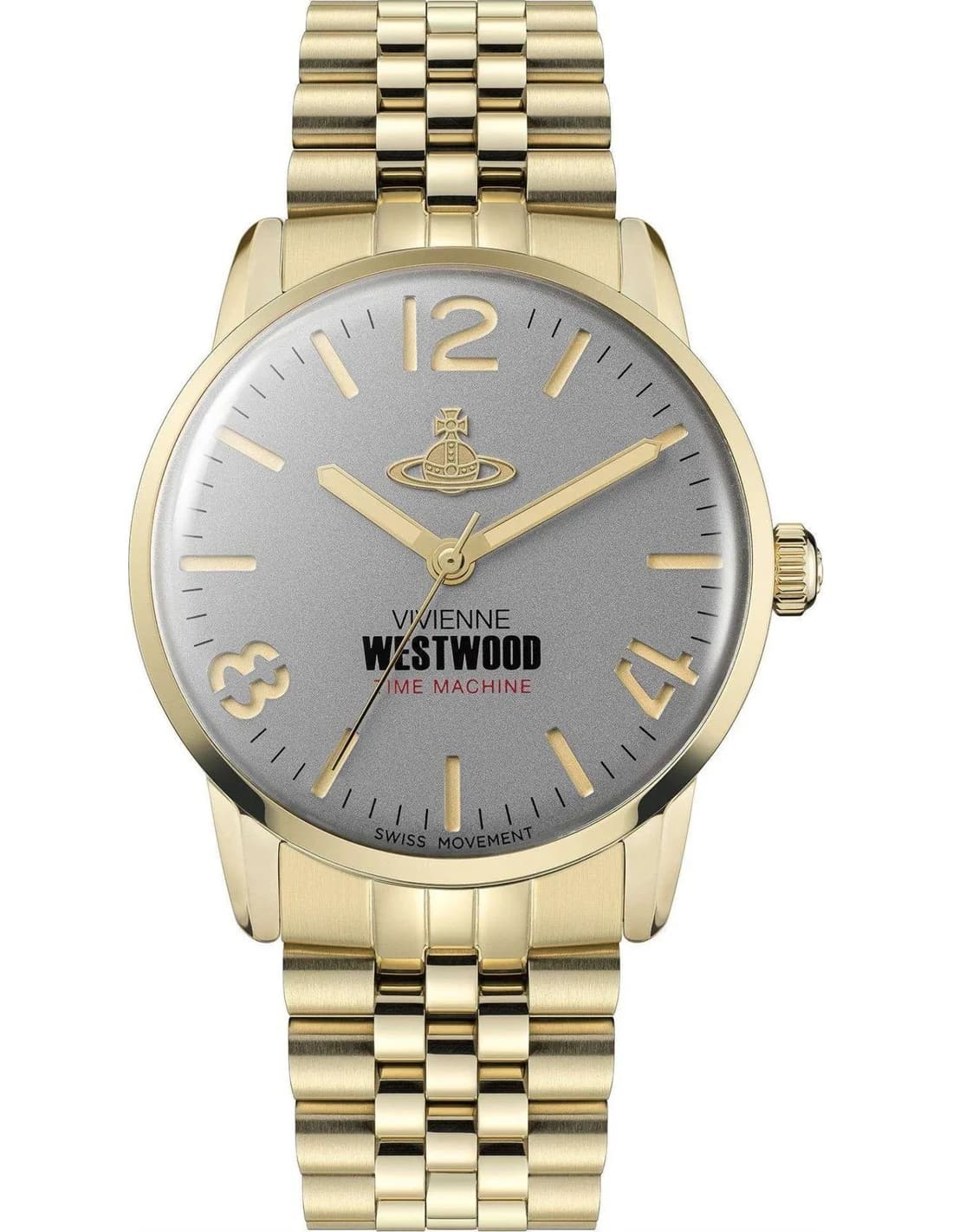 Montre Homme Vivienne Westwood Cadogan VV276CGGD cadran gris bracelet acier