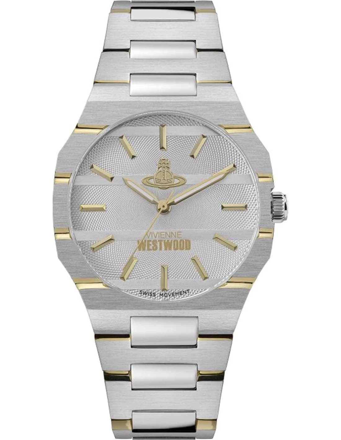 Montre Unisexe Vivienne Westwood Bank VV294LCGSG cadran argent bracelet acier