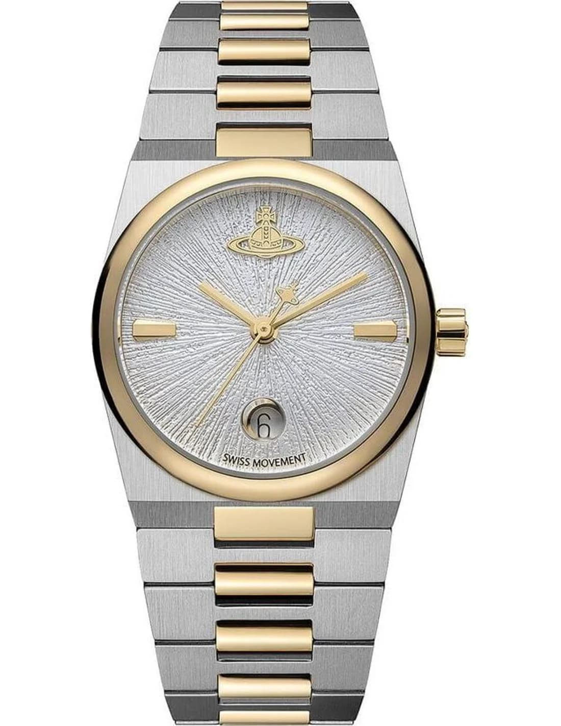 Montre Femme Vivienne Westwood Hoxton VV332SLSG cadran argent bracelet acier