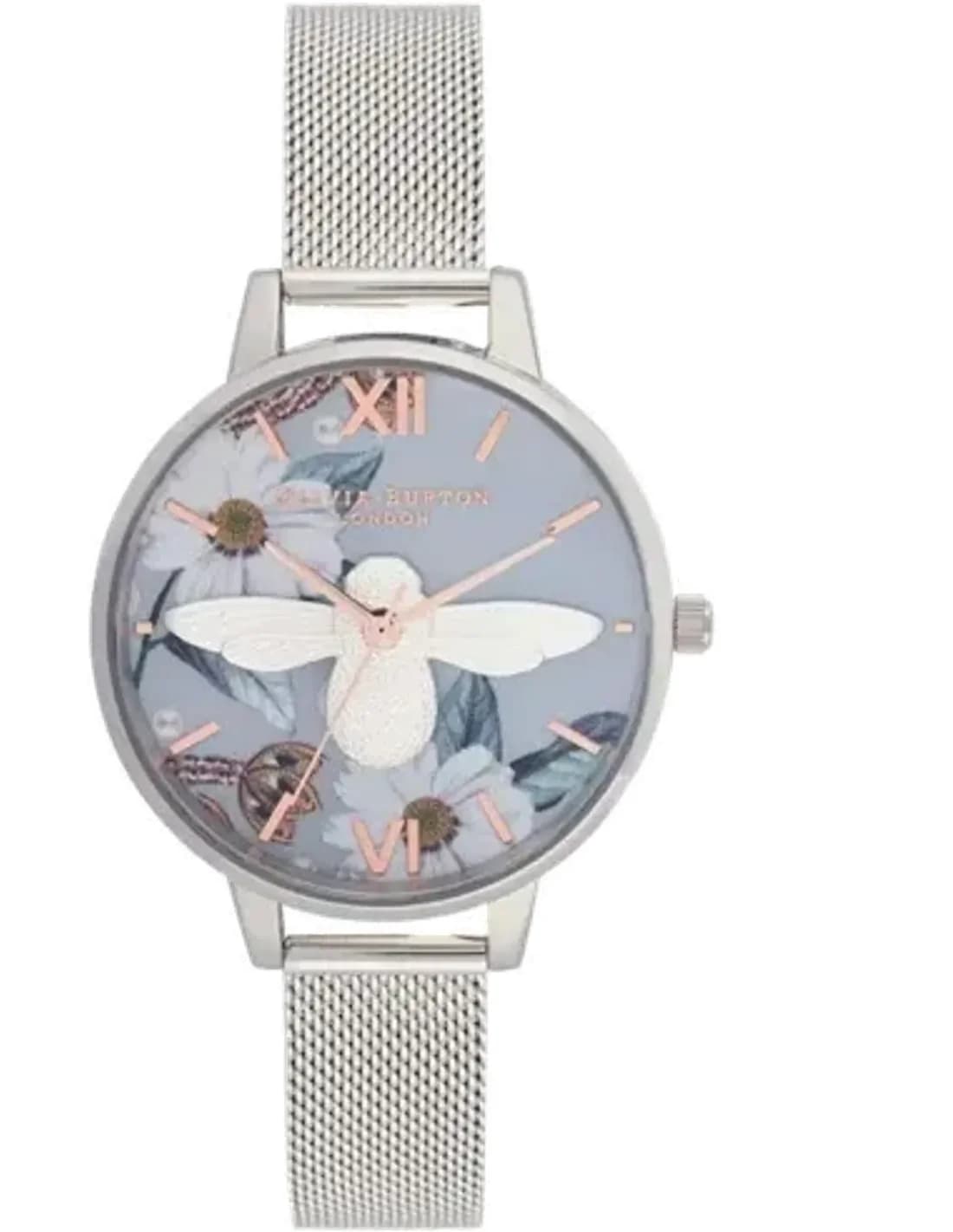Montre Olivia Burton OB16BF18 Abeille 3D et Maille Milanaise Dorée