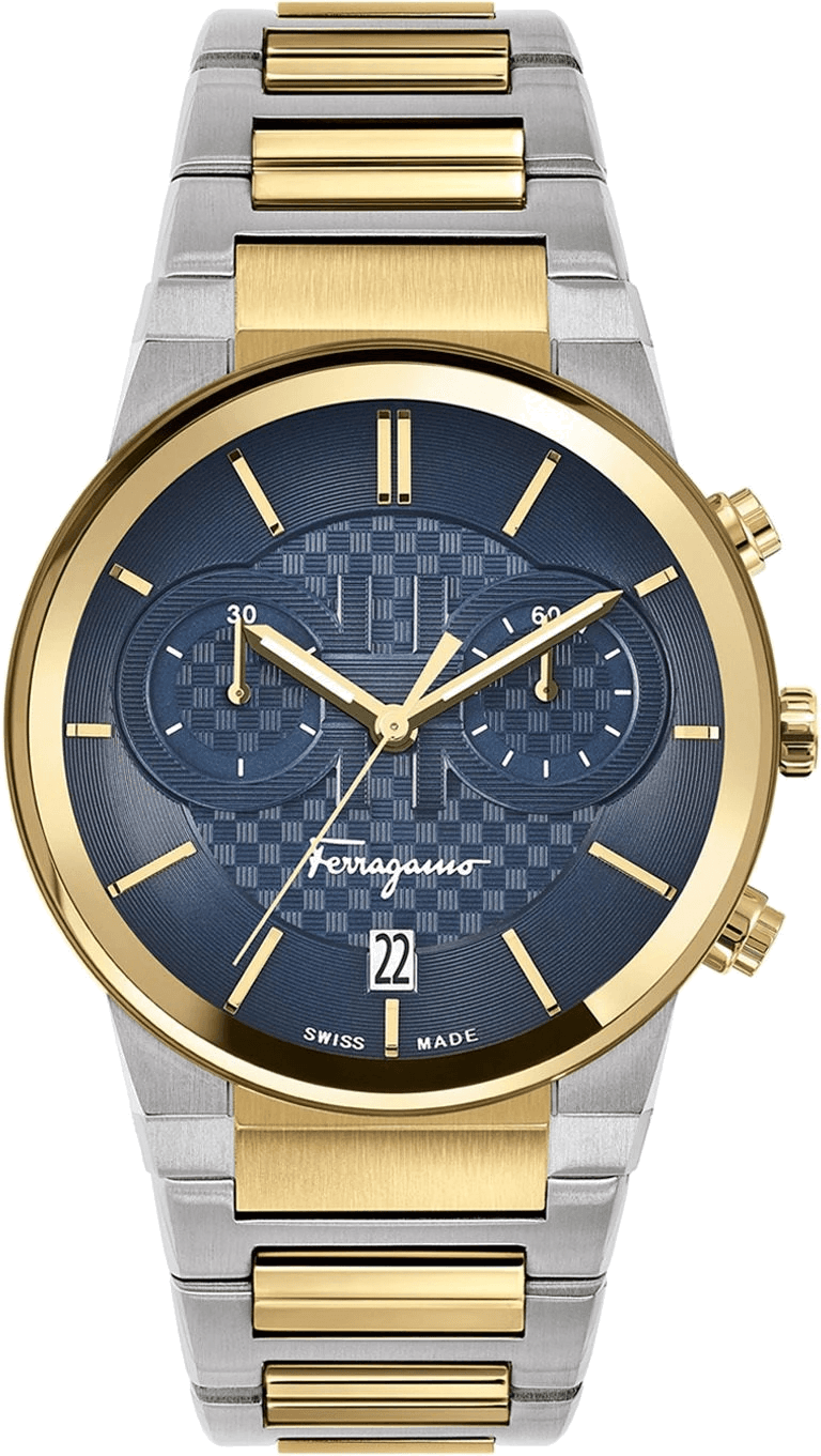 Montre Salvatore Ferragamo SFME00521 Chronographe Acier Bicolore