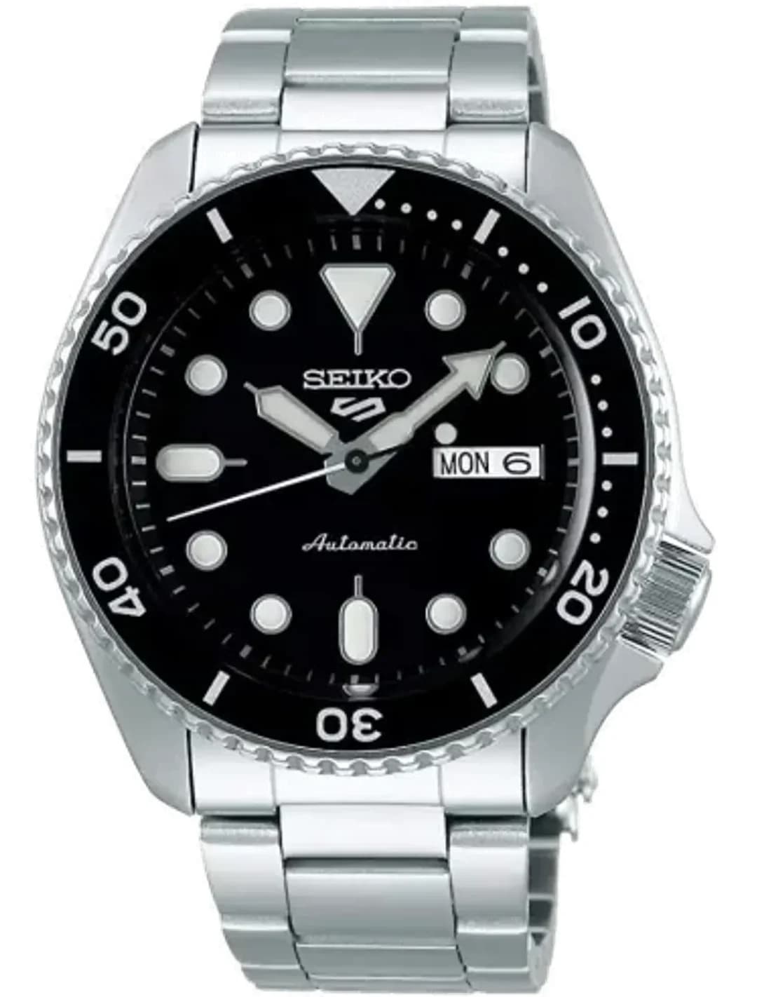 Montre Homme Seiko SRPD55K1 Automatique Acier Cadran Noir