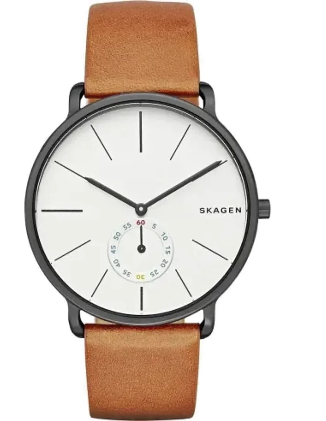 Montre pour Homme Skagen SKW6216 avec bracelet en cuir marron