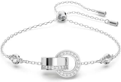 Swarovski Hollow White Rhodium-Plated Bracelet