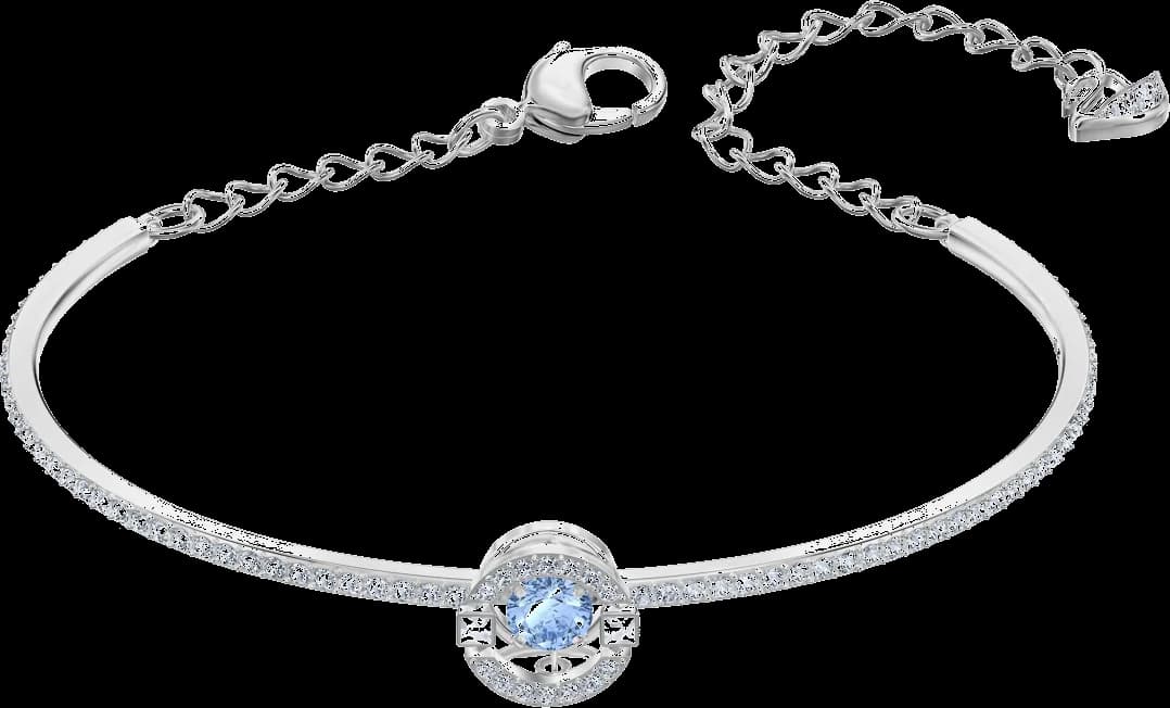Bracelet Swarovski Bracelet-jonc Sparkling Dance métal rhodié