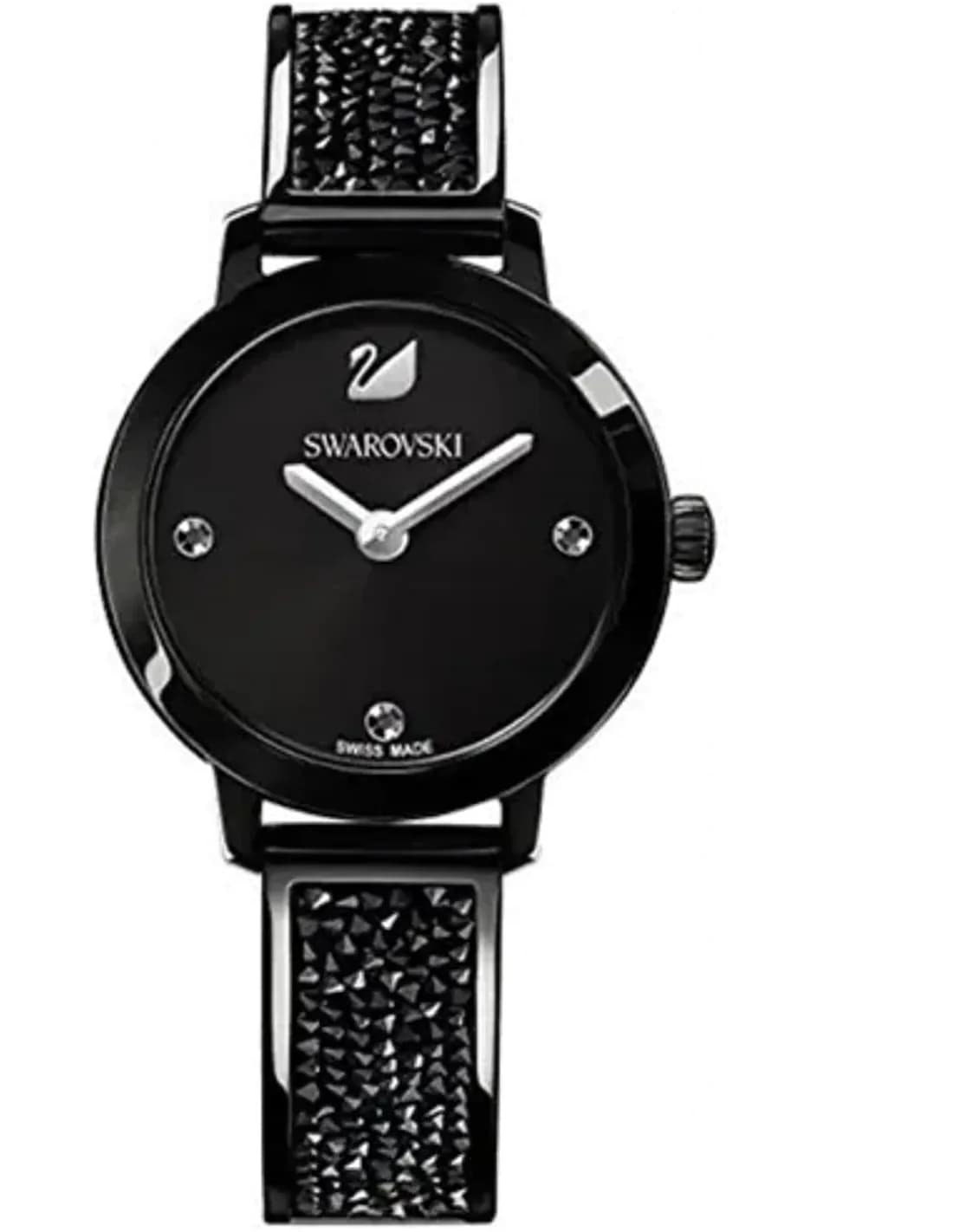 Montre Femme Swarovski Cosmic Rock 5376071 en acier noir
