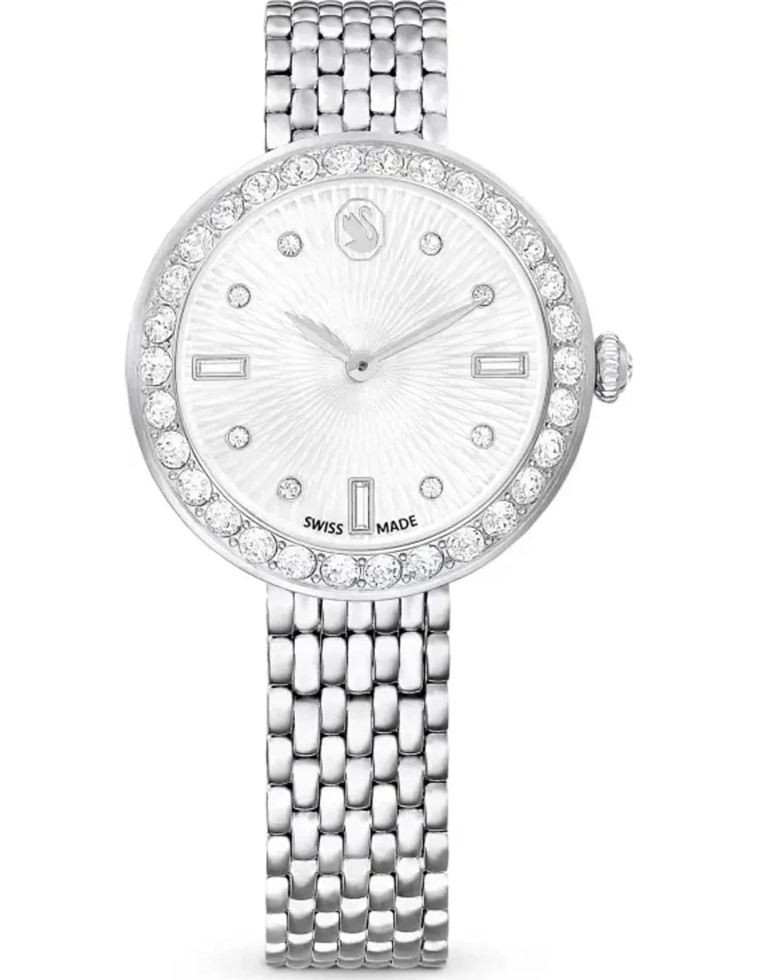 Montre Swarovski Certa 5673022 bracelet en acier inoxydable boitier incrusté de cristaux